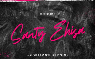 Santy Ehisa - Snygg kursiv typsnitt
