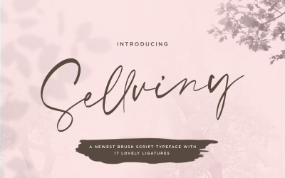 Sellviny - Handskrivet typsnitt