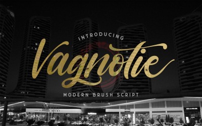 Vagnotie - Modern Brush Font