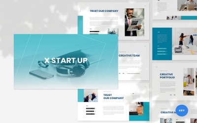 XStartUp - Startup - Keynote-sjabloon