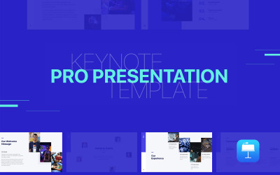 Modello Keynote #104168 "Pro Presentation - Animated - Keynote template"
