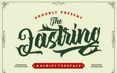 The Lastring-纹身草书字体
