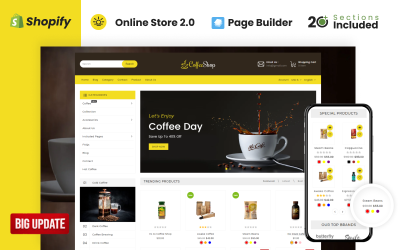 Drinks &amp;amp; Beverages Store Theme Shopify