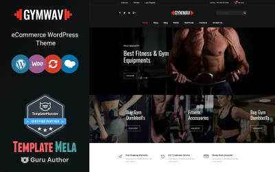 Gymwav - Gym and Fitness WooCommerce Theme