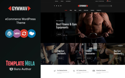 Gymwav - Tema WooCommerce per palestra e fitness