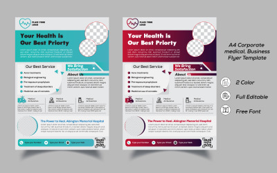 Medical flyer design - Corporate Identity Template