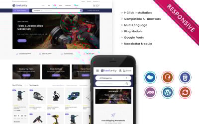 Toolunity - адаптивная тема WooCommerce для Tootstore