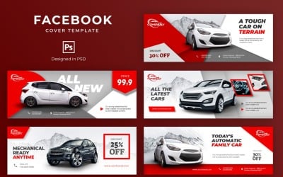 Modern Car Showroom Social Media Template