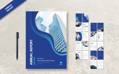 AR6 Annual Report Companies - Corporate Identity Template