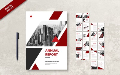 AR7 Annual Report Companies Review - Corporate Identity Template