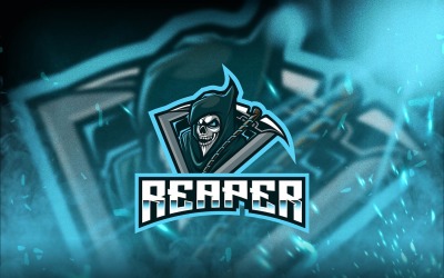 Modelo de logotipo do Reaper Esport