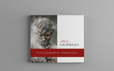 Plutone - Brochure del portfolio fotografico quadrato - Modello di identità aziendale