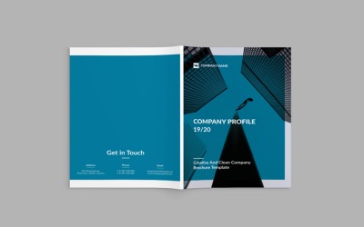 Jinada - brožura profilu společnosti A4 - šablona Corporate Identity