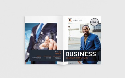 Workfice - A4 Business Brochure - Vorlage für Corporate Identity