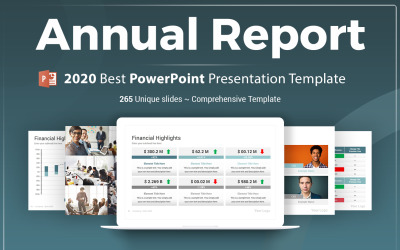 Annual Report Template PowerPoint №104619