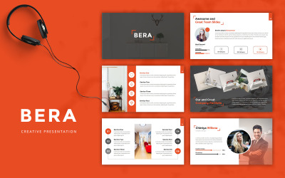Bera - креативный шаблон PowerPoint