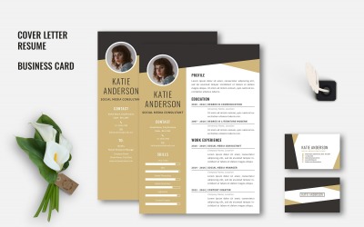 Midaz - Creative CV Set Resume Template
