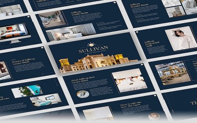 Sullivan - Luxury Hotel PowerPoint template