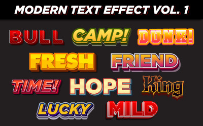EFFETTO TESTO MODERNO VOL 1 Font
