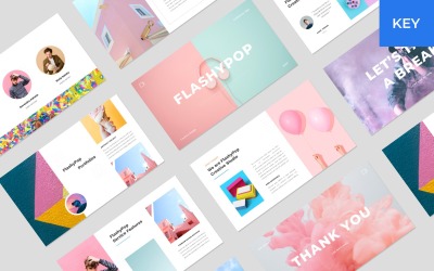 FlashyPop - Creatividad empresarial - Plantilla de Keynote
