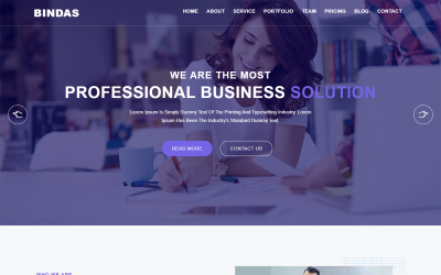 Bootstrap Bindas Consulting & Business Açılış Sayfası #104836