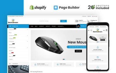 Electrodream Electronics Store Shopify Theme