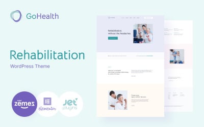 GoHealth - Rehabilitation Website Template WordPress Theme