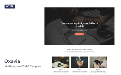 Oxavia - responsywny szablon strony docelowej HTML5