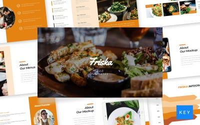 Friska - Food &amp;amp; Restaurant - Plantilla de Keynote