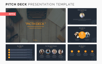 Modèle PowerPoint de présentation Pitch Deck
