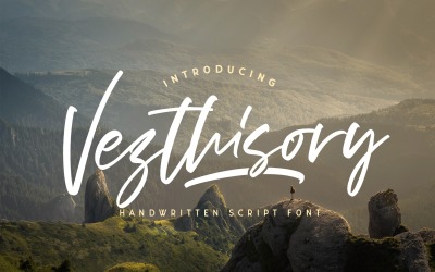 Vezthisory - Handwritten Font