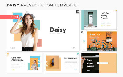 Daisy Presentation PowerPoint template