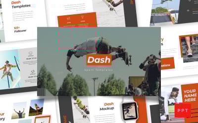Dash - шаблон Sport PowerPoint