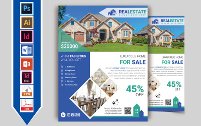 Real Estate Flyer Vol-03 - Huisstijlsjabloon