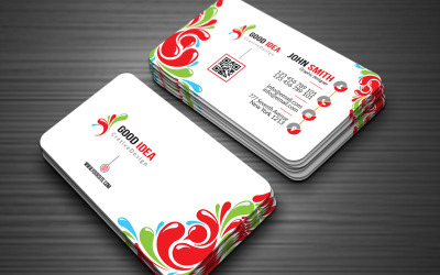 Flower Business card - Corporate Identity Template