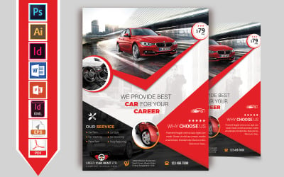 Rent A Car Flyer Vol-03 - Corporate Identity Template