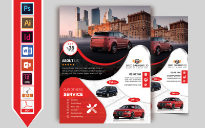 Rent A Car Flyer Vol-08 - Corporate Identity Template