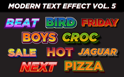 EFFETTO TESTO MODERNO VOL 5 Font