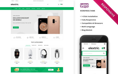 Elextric - A prémium elektronikus áruház WooCommerce témája