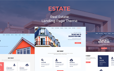 Estate - Responsive Real Estate Landing Page Vorlage
