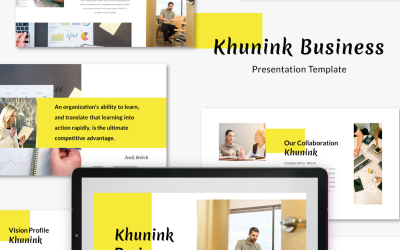 Plantilla de PowerPoint de negocios de Khunink