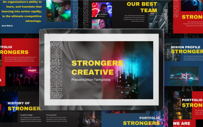 Шаблон Strongers Creative PowerPoint