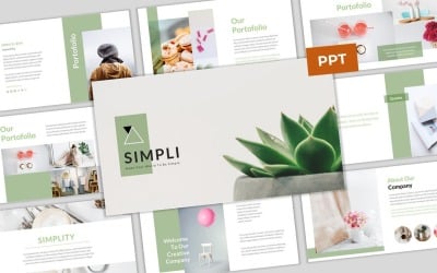Simpli - Simple &amp;amp; Modern Business PowerPoint template