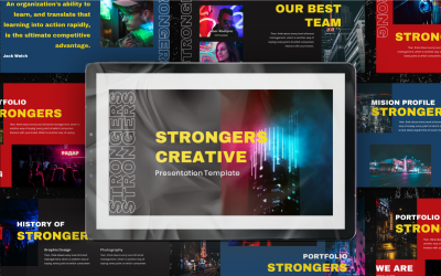 Strongers Creative PowerPoint-sjabloon