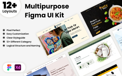 Universe | Multi-Purpose PSD, XD & Figma Templates Files