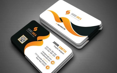 Simple Business Card - Corporate Identity Template