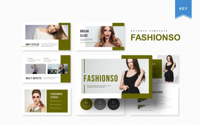 Fashionso - szablon Keynote