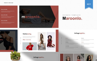 Maroonlo - шаблон Keynote