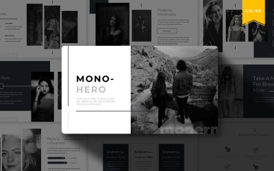 Mono Hero | Google Slides
