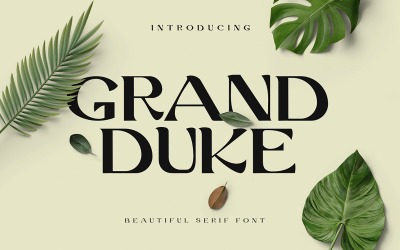 Grand Duke Beautiful Serif Font